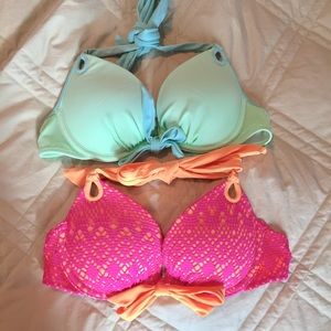 Victoria’s Secret Swim Bikini Top Bundle! Size 34A